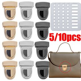 5/10pcs Bag Lock Clasp Metal Case Buckle For Handbags Shoulder Bags Purse Tote Accessories Closures Snap Clasps DIY Craft 25mm