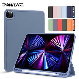 Tablet PC Cases Bags For 2021 iPad 10.2 Case 9/8/7th Generation Cover For 2017 2018 9.7 5/6th Air 2 10.5 Air 3 10.9 Air 5 4 Pro 11 Mini 5 6 10th Case 240411