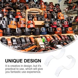 Belt Holder Organiser Display Rack Closet Case Storage Stand Buckle Hangerclear Mens Acrylic Stands Saver Space Shop Can