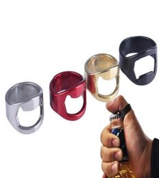 New Portable Finger Ring Bottle Opener Colorful Stainless Steel Beer Bar Tool Bottel Favors Shiping9381681