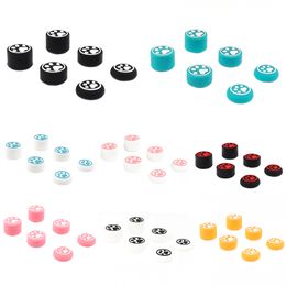 6pcs Thumb Stick Grip Caps for Switch Pro for PS4/XBOX ONE Anti Slip Silicone Thumb Stick Grip Cover Cat Paw Game Accessories