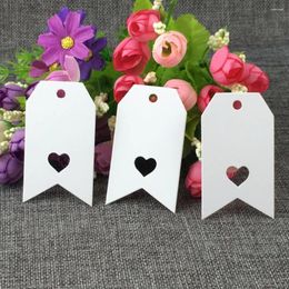 Party Decoration 400pcs/lot Kraft Paper Tags Label Hang Wedding Cake Fondant DIY Blank Price Tag 7x4cm