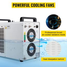 VEVOR Industrial Water Cooler Chiller For CNC Laser Engraving Machine 60-150W CO2 Glass Laser Tube Cooling Laser Engraver Tools