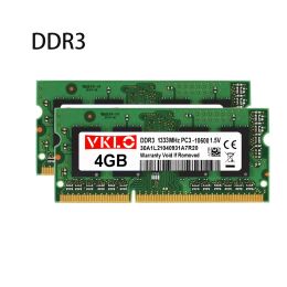 RAMs DDR3 4GB 8GB 1333MHZ 1600MHz Laptop RAM PC310600S 12800S 1.5V 240pin 2RX8 SODIMM NonECC Unbuffered DDR3 Notebook Memories