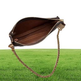 Mini Pochette Accessories Cosmetic Bags Small Handbag Gold Chain Tiny Purses Clutch Bag Cross Body Mono Ebene Print Wallet Coin Po7267804