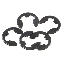 M1.2 - M24 Black Steel E C Type Shaft External Retaining Ring Split Washer Snap Collar Clip Circlip GB896 DIN6799