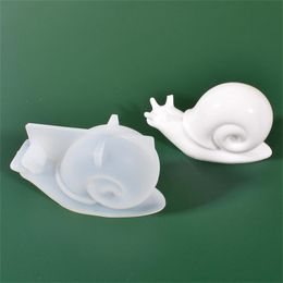 3D Stereo Snail Ornament Mould Snail Gypsum Silicone Mould DIY Animal Shaped Candle Mould Resin Gypsum Soap Candle Making Supplies