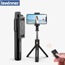 Monopods Lewinner K07 3 in 1 Wireless Bluetooth Selfie Stick Mini Tripod Extendable Monopod Universal For iPhone For Samsung/Huawei