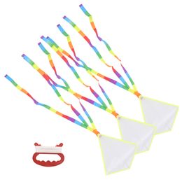 3 Sets Tail Kite Toddlers Toys Easy to Fly with Flying Tools for Outdoor Games and Activities Wind kites