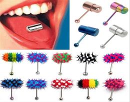Europe and the United States body art vibrating tongue piercing jewelry vibration sexy tongue ring body piercing jewelry4450496