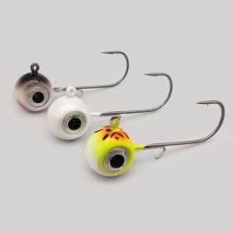 Big Eyes Jig Head Fishing Hooks with Mustad Hook 1.8g~10g Fish Head Fishhook For Soft Worm Fishing Tackle DIY Kit