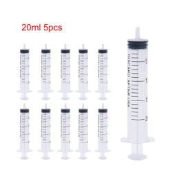 Supplies 1/5/10pcs Plastic Luer Lock Syringes Hydroponic Measure Perfume Rinse Disposable Sampler Injector For Feed Small Cat Dog Tree LL