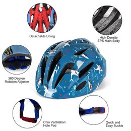 Kid Bicycle Safety Helmet Children Skating Cycling Helmet Skateboard Riding Outdoor Sports Anti-fall Safety Helmet Protection