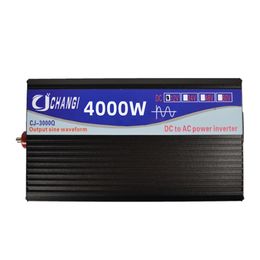 2000W 3000W 4000W Pure Sine Wave Inverter Power Solar Car Inverter 12V 220V With LED Display DC To AC 220V Voltage Converter