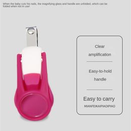 New Magnifier Design Infant Nail Clipper Anti-pinch Meat Baby Nail Clipper Comfortable Handle Super Non-slip Nail Clipper