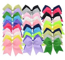 Fashion HairPins Big Ribbon Cheer Bows Hair Tools With Clips Women Hairclip Girls Barrettes Accessories2758338