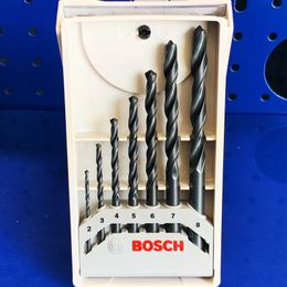 Bosch Metal Drill Bit Set 7Pcs X-Pro Line HSS-R 2/3/4/5/6/7/8mm