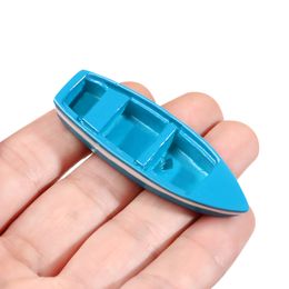 Mini Paddle Boat Beach Chair Sea View Ornaments Micro Landscape DIY Fairy Garden Miniature Dollhouse Home Decor Accessories