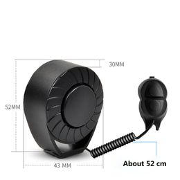 Mini USB Charging Bicycle Motorcycle Electric Bell Horn Mountain Road Cycling Waterproof Safe Alarm Horn Bike Accessories