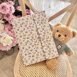 Tablet PC Cases Bags Flower Pattern Cute Laptop Sleeve Case Bag 11 13 14 Inch for Macbook Ipad 12.9 ASUS Samsung Tab S8 HP Laptop and Tablet Pouch 240411