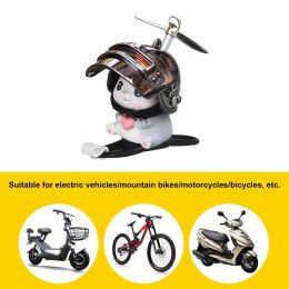 Bicycle Cat Helmet Bamboo Dragonfly Car Motorcycle Handlebars Propeller Decorations For Bike Riding Cat Lover Gifts For Women