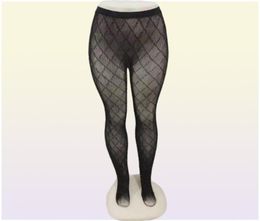 Textile Designer Letters Women Sexy Long Stockings Tights Mesh Stocking Ladies Wedding Party Pantyhose Girlfriend Birthday Valenti2159025