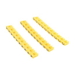 260/390 Pcs Cable Markers Colourful C-Type Marker Letters Tag Label For 2-8mm Wire Network Cable Wire Marker Tag Label for Cat5e
