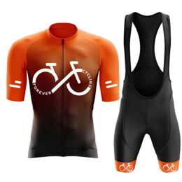 Cycling Jersey Set Men Cycling Clothing Road Bike Shirts Suit Bicycle Bib Shorts MTB Ropa Ciclismo Maillot 2023