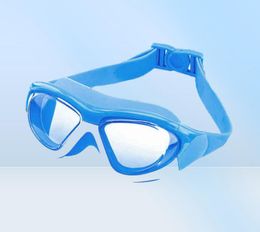 Swimming Glasses Waterproof Antifog Arena Prescription Swim Eyewear Water Silicone Big Diving Goggles Uv Protect Men Women Kid Y26208988