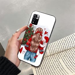 Phone Case For Xiaomi 12S 12 Pro 11S 11 10 Pro 10S Redmi 10 9 9C 9T 9A 10C Mom Dad Boy Girl Baby Case