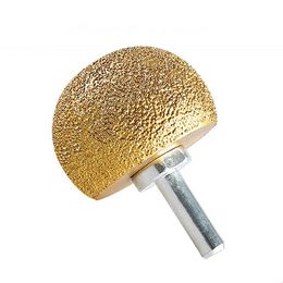 Diamond Brazing Mushroom Head Polishing Stone Pebble Cobblestone Marble Abrasive Tool Inner Circle And Arc Grinding