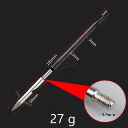 New Fishing Rod Special Fish Dart Arrow Black Flying Shark Darts Head for Slingshot Catapult Device Shooting Fish Hunting Tool