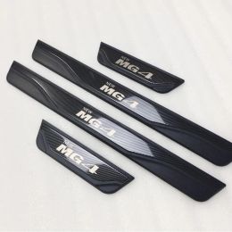 Door Sill Protector Pedal Scuff Plate Cover For NEW MG4 2020 2021 2022 Accessories Interior