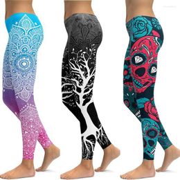 Yoga Outfits Pants Women Unique Fitness Leggings Workout Sports Running Sexy Push Up Gym Wear Elastic Slim