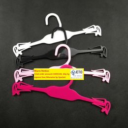 200pcs Plastic Hanger for Bra Underwear Hangers Hangerlink Colorful Lingerie Hanger ZZ