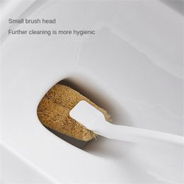 Toilet Brush Cleaning No Dead Angle Bathroom WC Brush Toilet Hanging Wall Squatting Toilet Cleaner Brush Hair Cleaning Tools