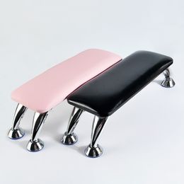 1pcs Leather Nail Arm Rest Pillow Pink/Black Nail Manicure Table Wrist Hand Rest Pedicure Tool Professional Nail Stylist Supplie