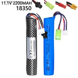 Sand Play Water Fun 11.1V 2200mAh 10C Li-ion battery for Electric water Gel Ball Blaster Toys Pistol Eco-friendly Beads Bullets toys Air Gun parts L47