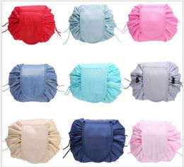 multi Organisers drawstring cosmetic bag travel makeup drawstring storage bag beam magic pouch toiletry kit box wash bag 10pcs lot7037643