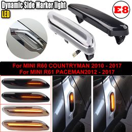 Flowing Water Blinker LED Dynamic Turn Signal Light For Mini Cooper R60 Countryman R61 Paceman Side Marker Flashing Indicator