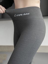 New Winter Women Leggings Thick Velvet Thermal Pants Fleece Sexy Slimming High Waist Solid Warm Elastic Yoga Drop Shipping