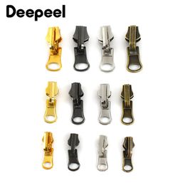 5/10Pcs 3#5#8# Zipper Head Double Sided Zip Slider for Metal Zippers Tent Jacket Suitcase Zips Puller DIY Sewing Accessories