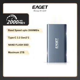 Drives EAGET NVME SSD 1tb External Hard Drive SSD 2tb M.2 SSD NVME 500gb 250gb Portable SSD External hdd Solid State Disc for Laptop