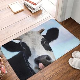 Carpets Milk Cow Cute Doormat Bathroom Rectangle Polyeste Living Room Home Carpet Decor Floor Rug Door Mat Foot Pad