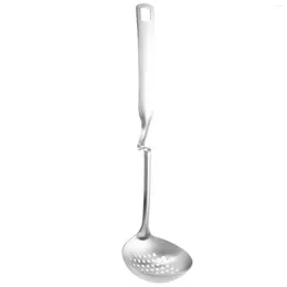 Spoons Soup Ladle Stainless Steel Heat Resistance Ladle/Skimmer Strainer With Spout Cooking Utensils For Home Restaurant