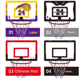 Funny Foldable Mini Basketball Hoop Toys Kit Indoor Home Basketball Fans Sports Game Toy Set 24CM 30CM