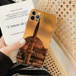 Turkey Istanbul Sceneary Building Phone Case Silicone Soft for iphone 14 13 12 11 Pro Mini XS MAX 8 7 6 Plus X XS XR Cover