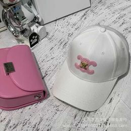 CELIES Sun hat Korean fashion player C Baseball cap fashionable casual and versatile hardtop ins net red pink label