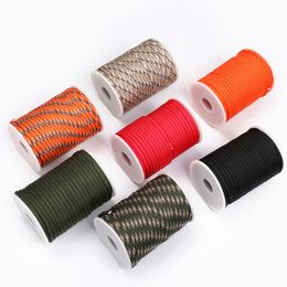 30M 550 Military Standard 7-Core Paracord Rope 4mm Outdoor Parachute Cord Survival Umbrella Tent Lanyard Strap