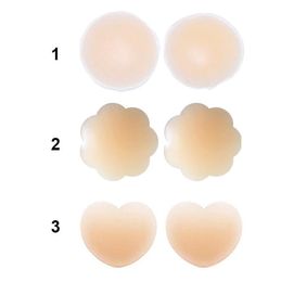 Top Popular Sexy Reusable Silicone Bra Nipple Cover Patch Breast Pasties Selfadhesive Nipple Patch Nude Comfortable for women R017305764